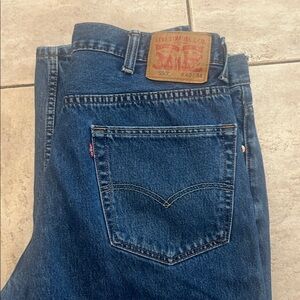 Levis 550 Jeans Mens 40x34 Blue Medium Wash Relaxed Fit‎ Tapered Leg Denim